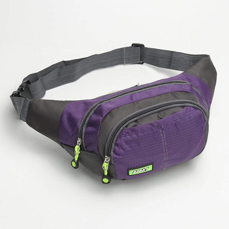Wholesale Outdoor mountaineering multifunctional men's and women's running waist bag leisure travel waterproof crossbody chest bag